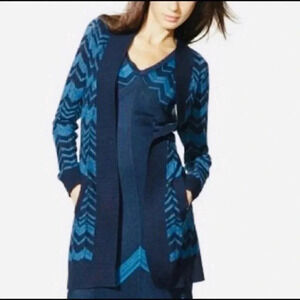Misssoni Blue‎ Cardigan Sweater